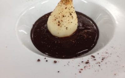 Poire belle-Hélène au xocoatl