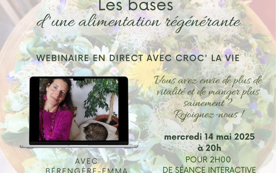 Webinaire « Les bases d’une alimentation régénérante »