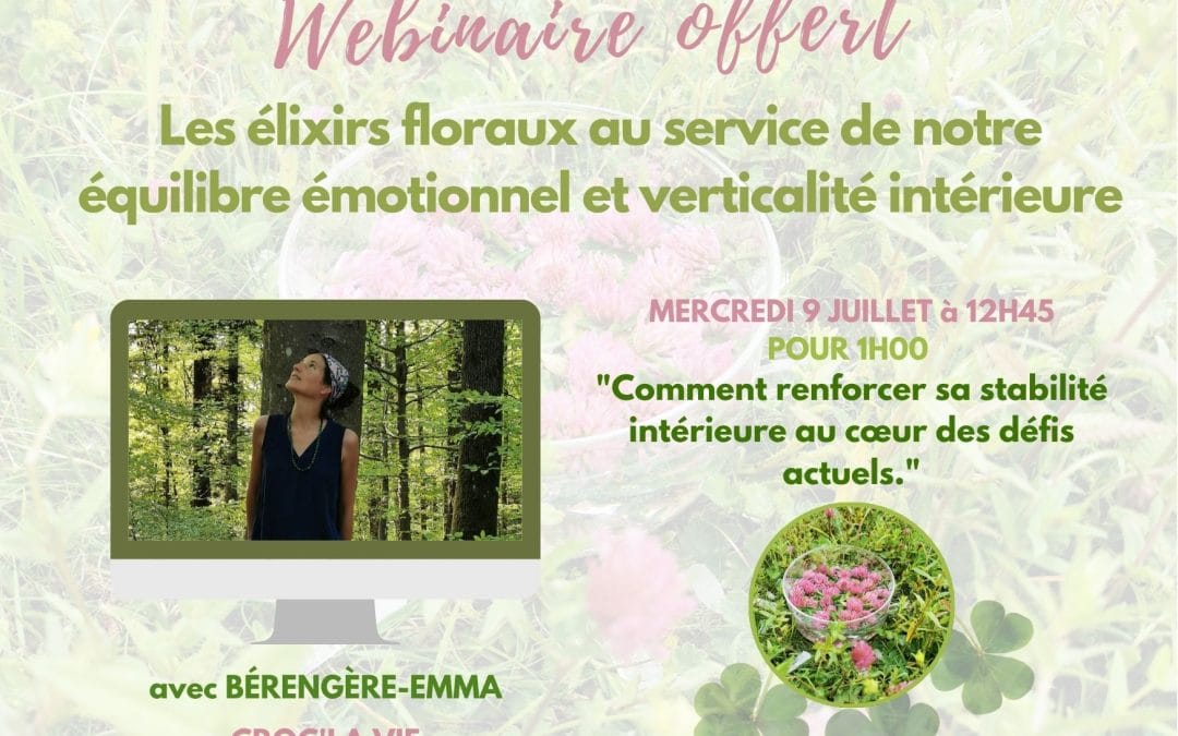 « Se tenir droit dans la tempête » : les élixirs floraux en soutien