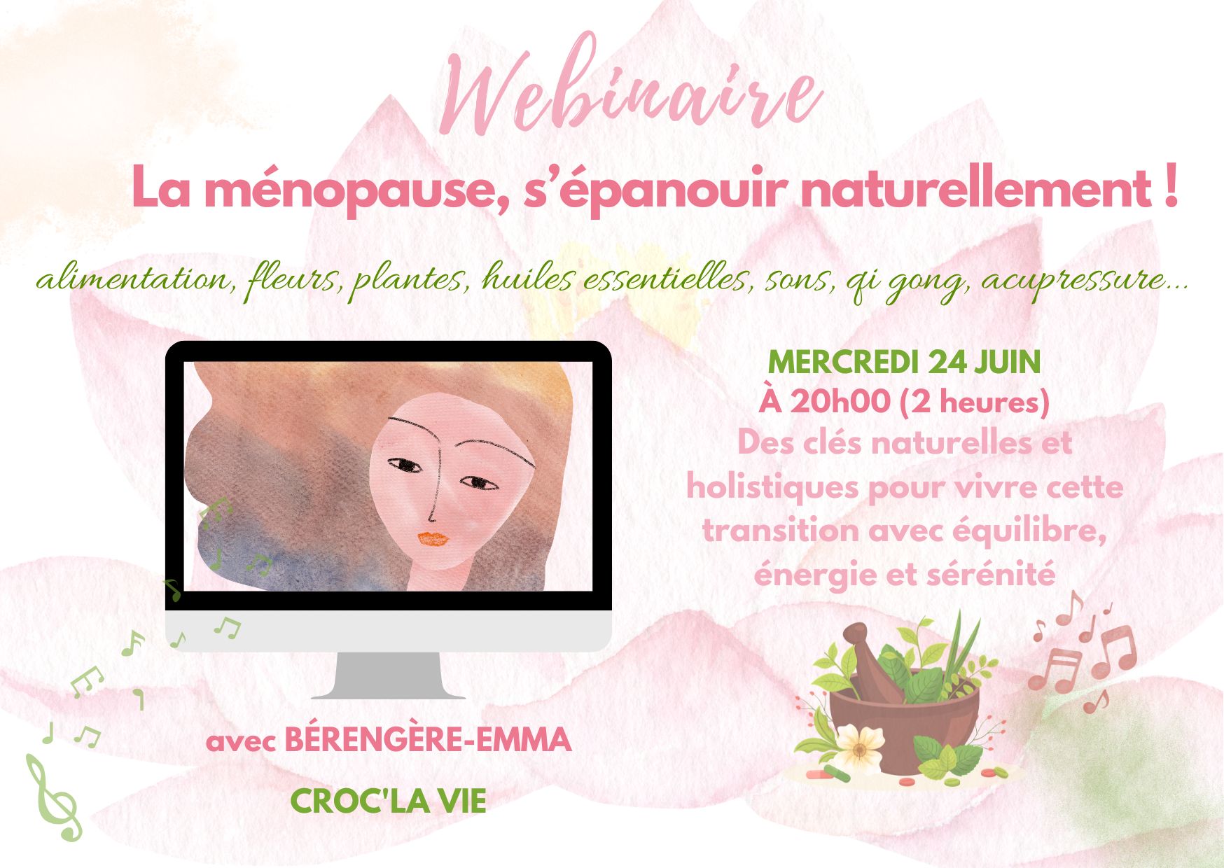 Webinaire « S’épanouir naturellement pendant la ménopause »