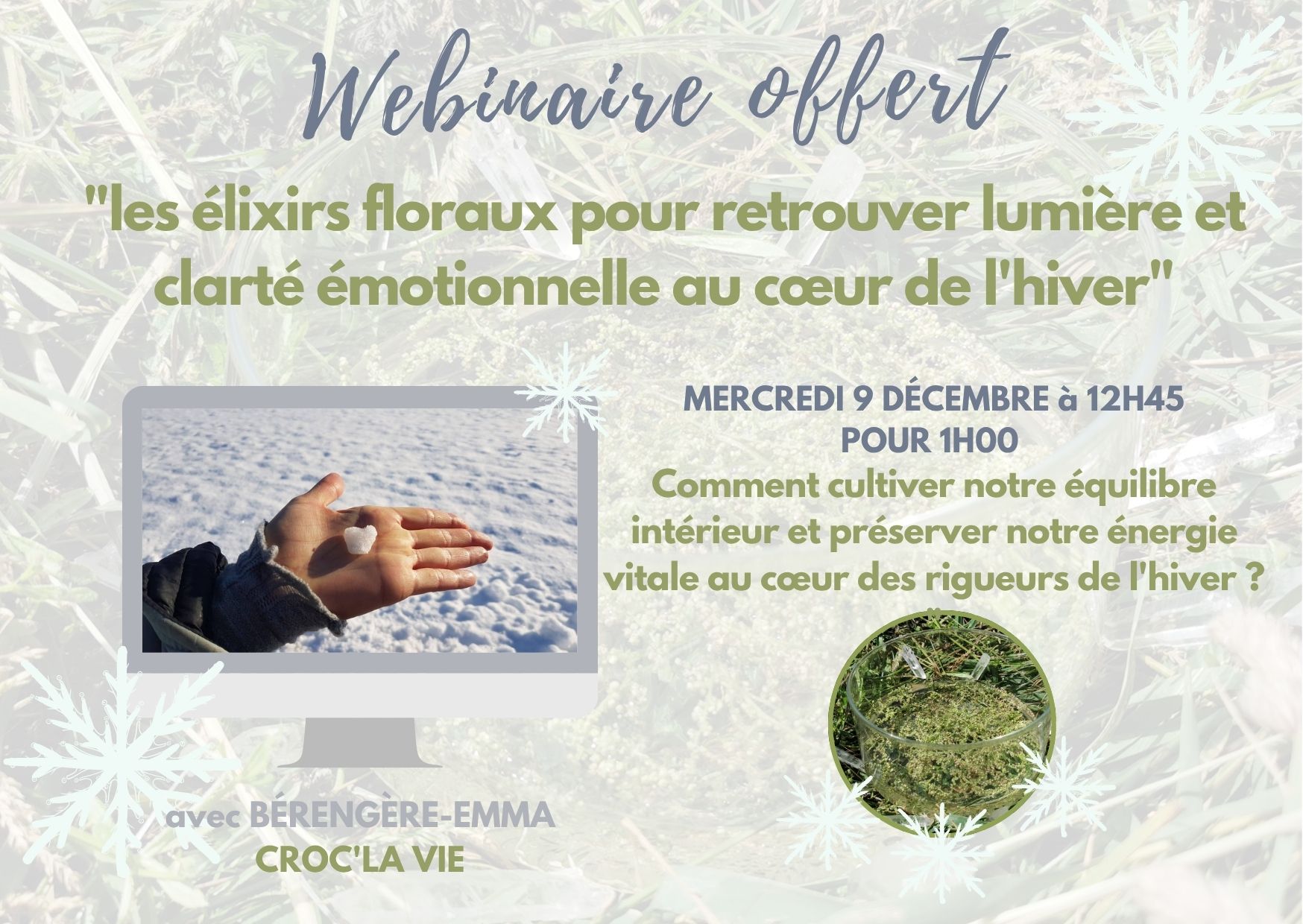 « Garder le feu sacré au cœur de l&rsquo;hiver » : les élixirs floraux en soutien